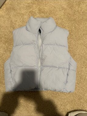 H&M Light Blue Puffer Vest